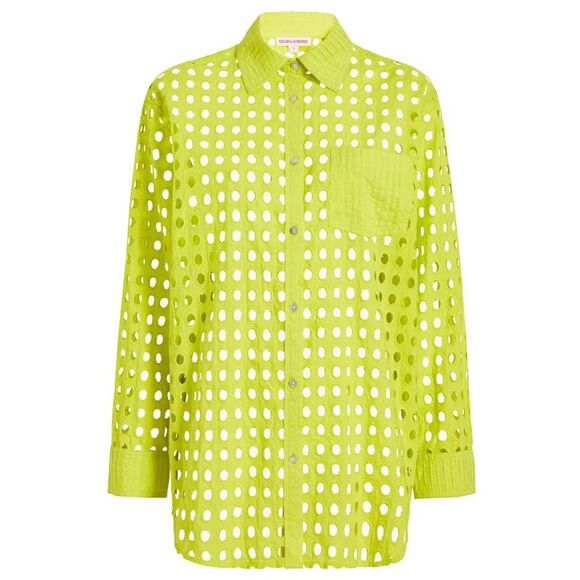 Solid & Striped Other - Solid & Striped Womens The Oxford Tunic Cover-Up Small Chartreuse - NWT $198